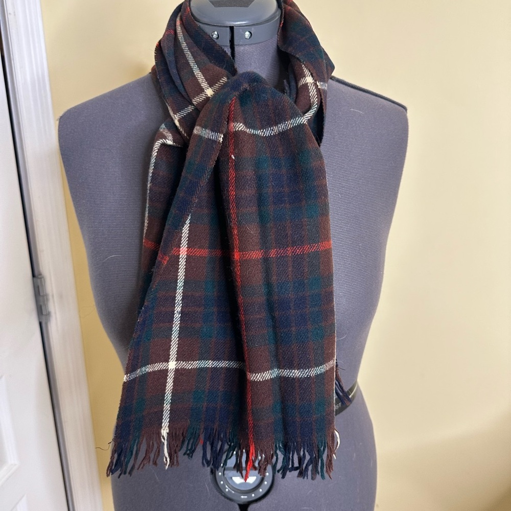 Vintage Eaton’s all wool plaid made in Scotland scarf
